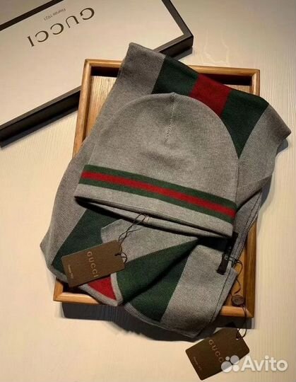 Шапка и шарф люкс