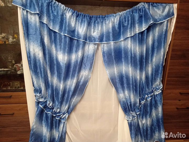 Комплект штор для кухни