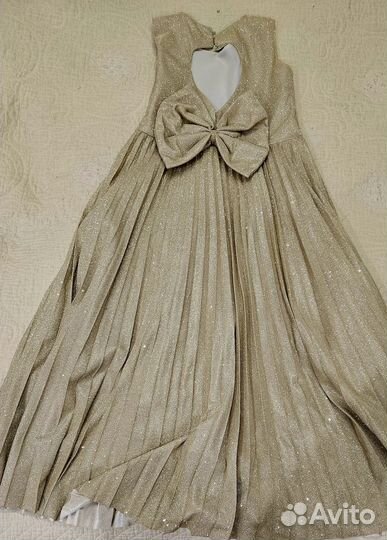 Детское нарядное платье на новый год 134