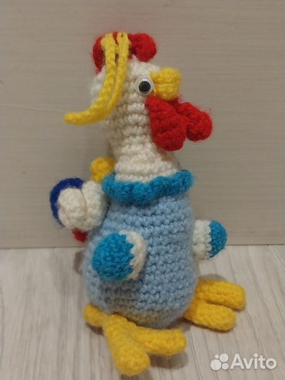 Петушок вязаный