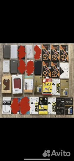 Чехлы и стекла одним лотом