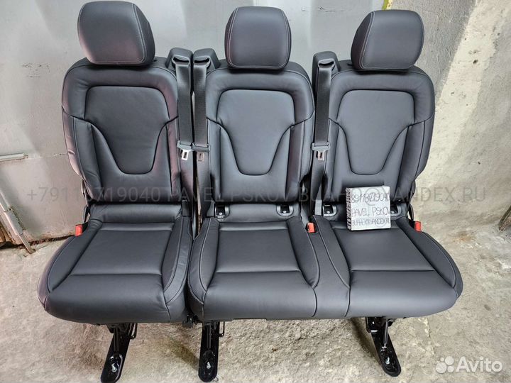 Сиденье 2+1 V-Class w447 Viano Vito 639 Виано Вито
