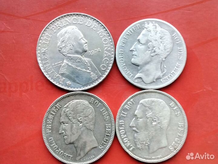 Серебряные иностранные монеты