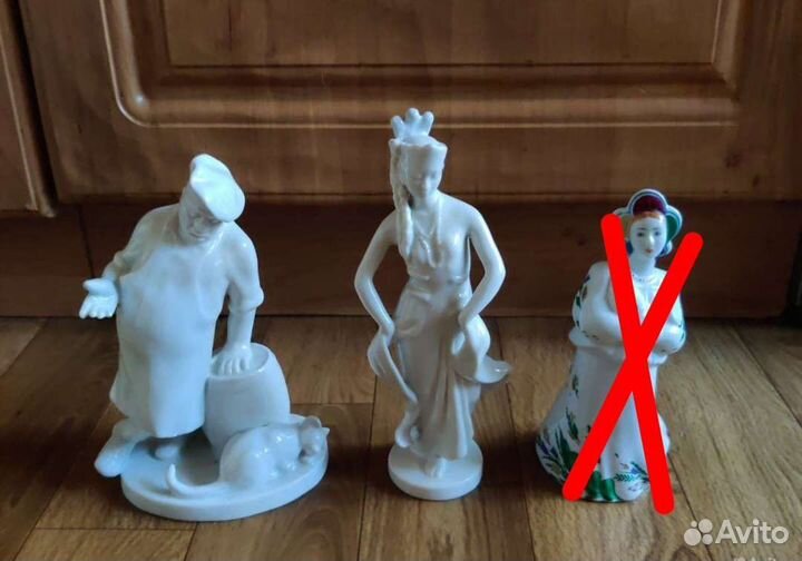 Советские фарфоровые статуэтки
