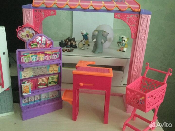 Набор для Барби Магазин, холодильник и стиралка