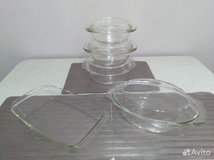 Стеклянные формы для запекания и свч