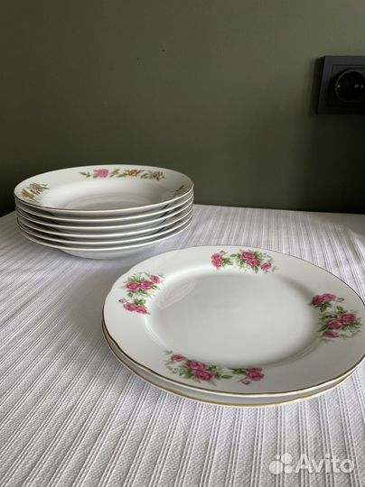 Тарелки, сервиз СССР