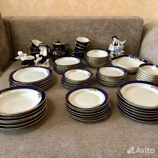 Сервиз столовый и чайный Дулёвский фарфор