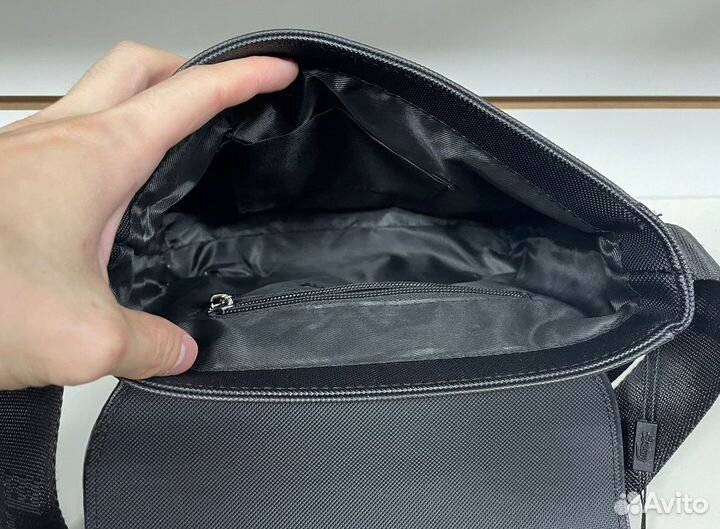 Сумка lacoste мужская чeрез плечо