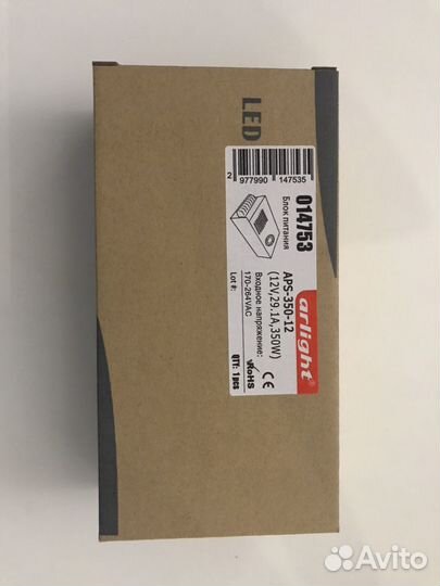 Блок питания 350 Вт, 12 В