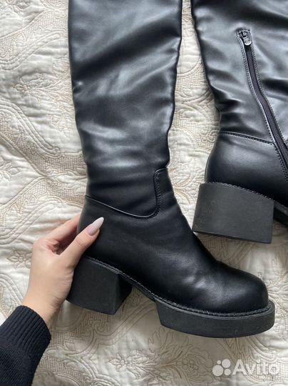 Сапоги ботфорты зимние 39