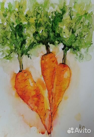 Картина акварелью. Скетч