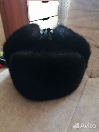 Норковая шапка мужская новая