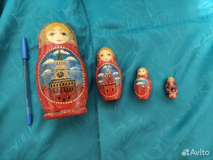 Кукла матрешка 4 шт. авторская