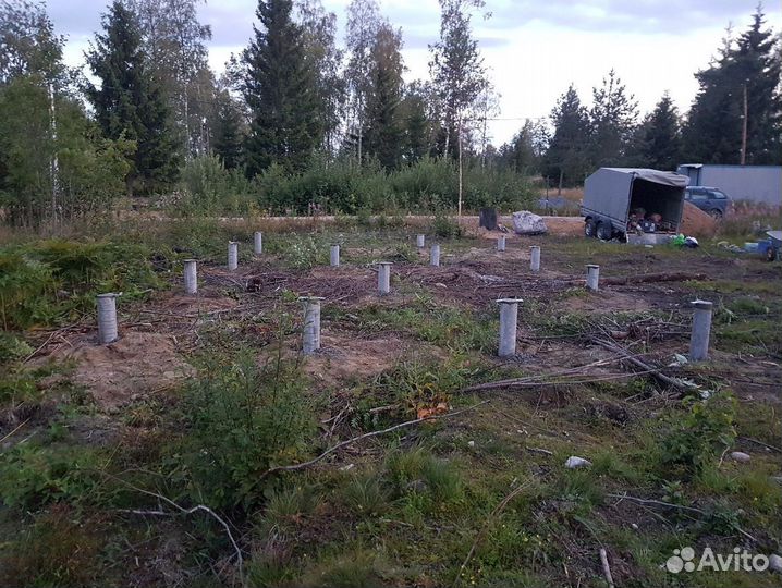 Фундамент на буронобивных сваях в рассрочку