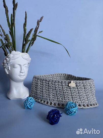 Корзины интерьерные из полиэфирного шнура