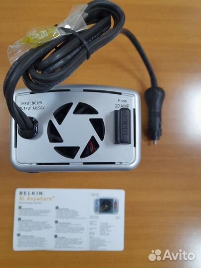 Автомобильный преобразователь belkin AC Anywhere