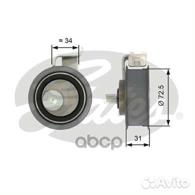 Ролик натяжителя ремня грм 7784-21017 VW Golf 4