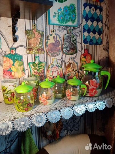 Кухонный сервиз. 7 предметов