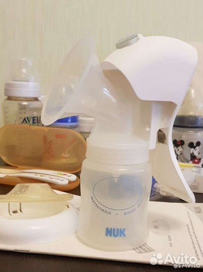 Бутылочки Avent, Nuk, молокоотсос Nuk