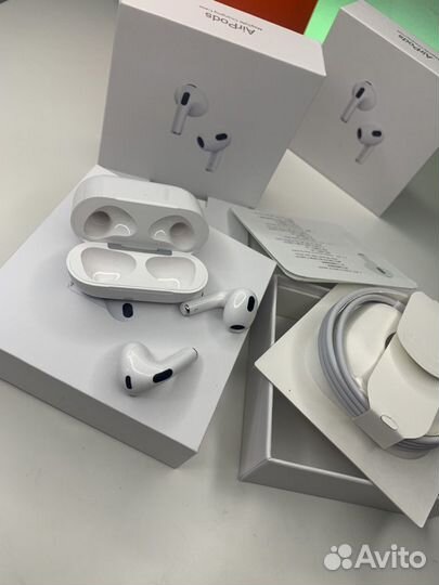 Airpods 3 (2024) Новые на пломбах, премиум