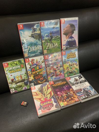 Картриджи с играми для Nintendo switch