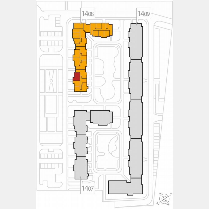 2-к. квартира, 58,6 м², 8/8 эт.