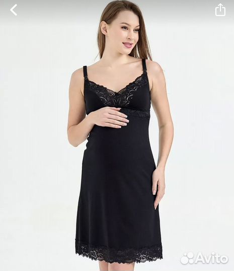 Сорочка для беременных и кормящих 44