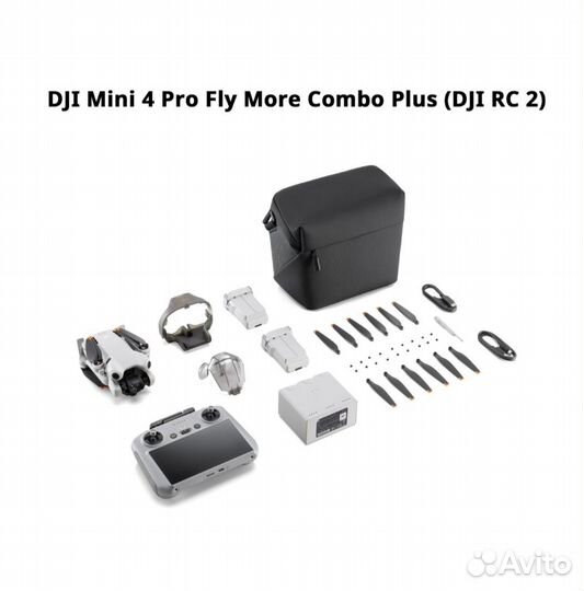 Dji mini 4 pro fly more combo plus rc2