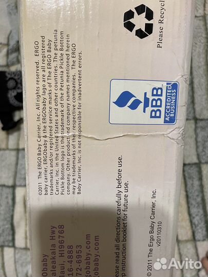 Эргорюкзак ergobaby