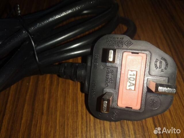 Кабель силовой 070418-00 10А UK Великобритания