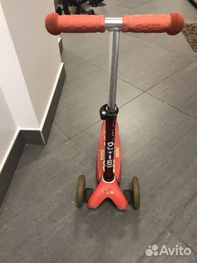 Самокат детский m-cro трехколесный бу