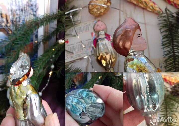 Реставрация елочных игрушек СССР