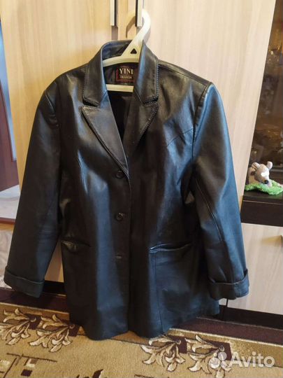 Куртка кожаная женская