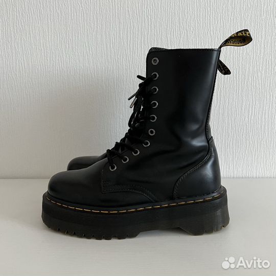 Dr martens ботинки jadon hi black оригинал