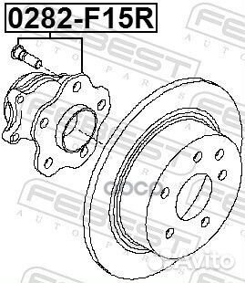 Ступица задняя nissan juke F15 2010.06- febest