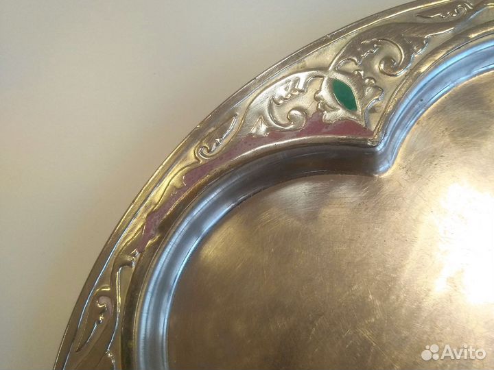 Поднос мельхиоровый СССР