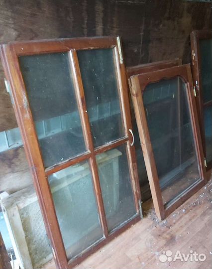 Деревянные оконные рамы бу