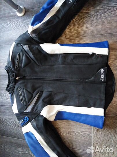 Кожаная мотокуртка A-Pro Arrow Leather Jacket Blac