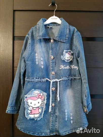 Джинсовая ветровка