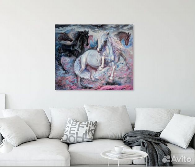 Картина с лошадьми 