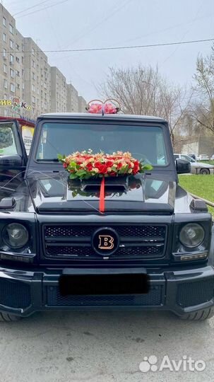 Украшение на свадебную машину в аренду