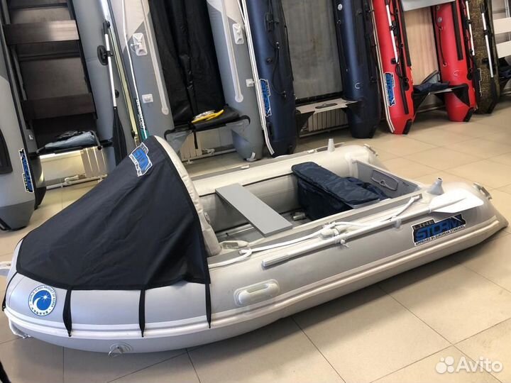 Лодка пвх Stormline adventure standard 270 серый