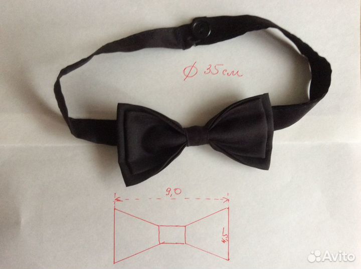 Галстук-бабочка детский