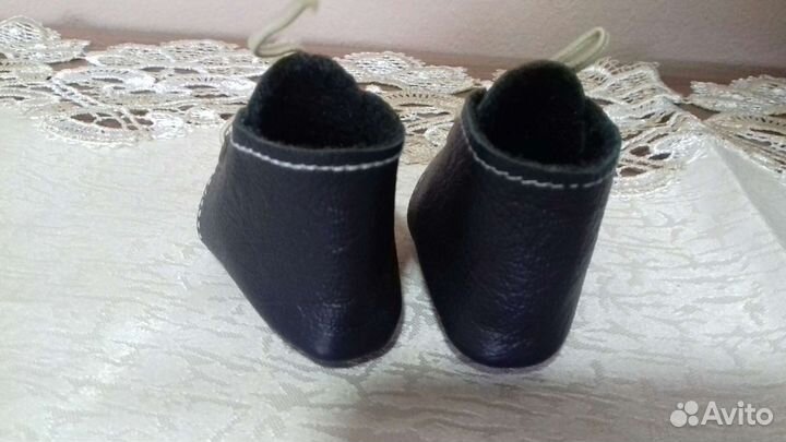 Ботинки на куклу 7см натуральные