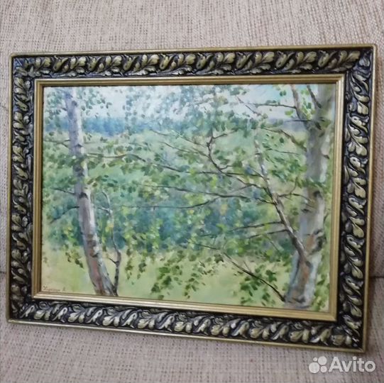 Картина масло 1995 год