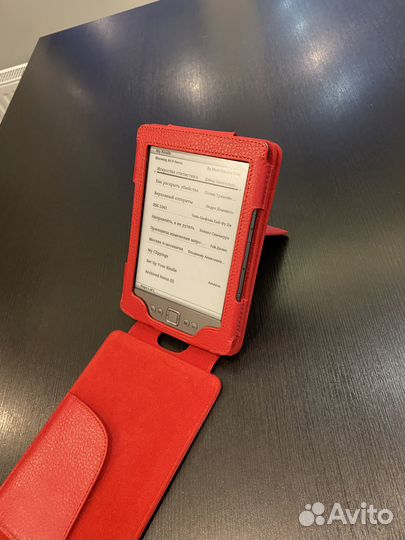 Roocase Кожаный чехол с подставкой для электронной