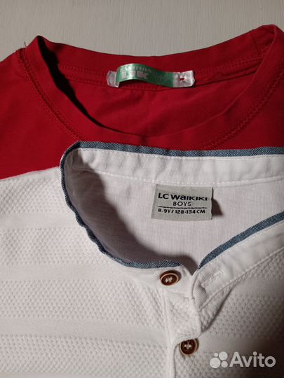 Лонгслив и поло для юного модника 134