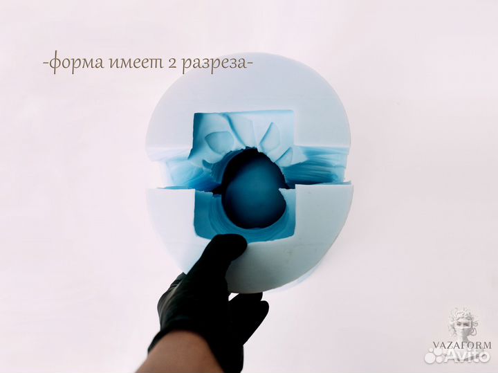 Силиконовая форма для гипса Африканка