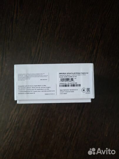 Наушники earpods Pro with Wireless Charging Case